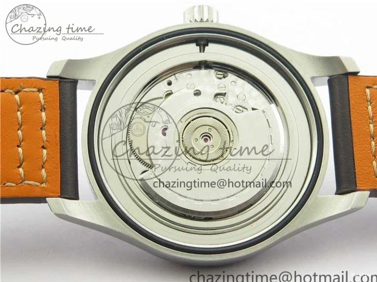 MIROTIME 1229 MARK XVIII Le Petit Prince IW327004 SS FKF 1:1 Best Edition Blue Dial On Brown Leather Strap Trendsetting 7117